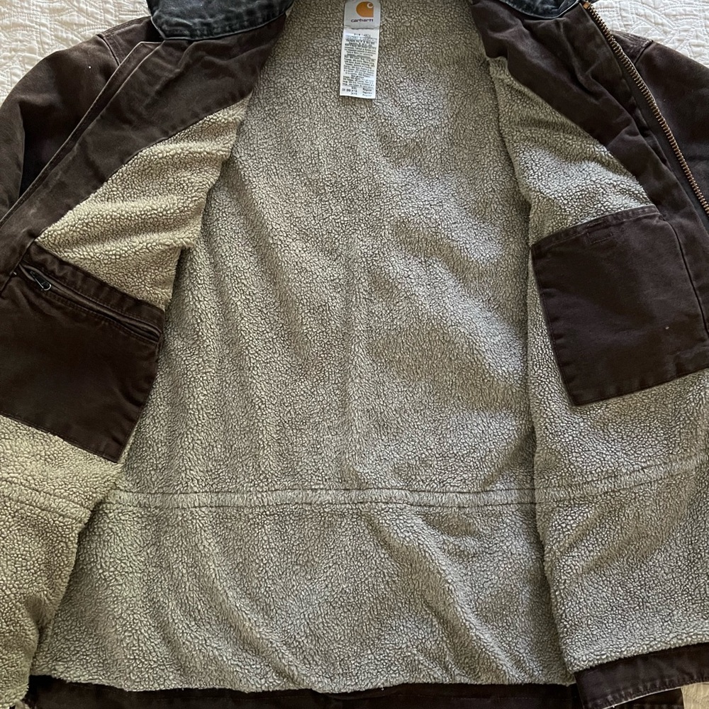 Vintage Carhartt quilted lined, insulated, overalls with jacket. - Picture 9 of 15